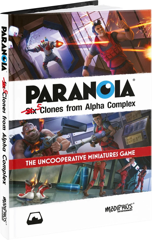 Paranoia RPG: Five Clones from Alpha Complex Book | Boardgame Space